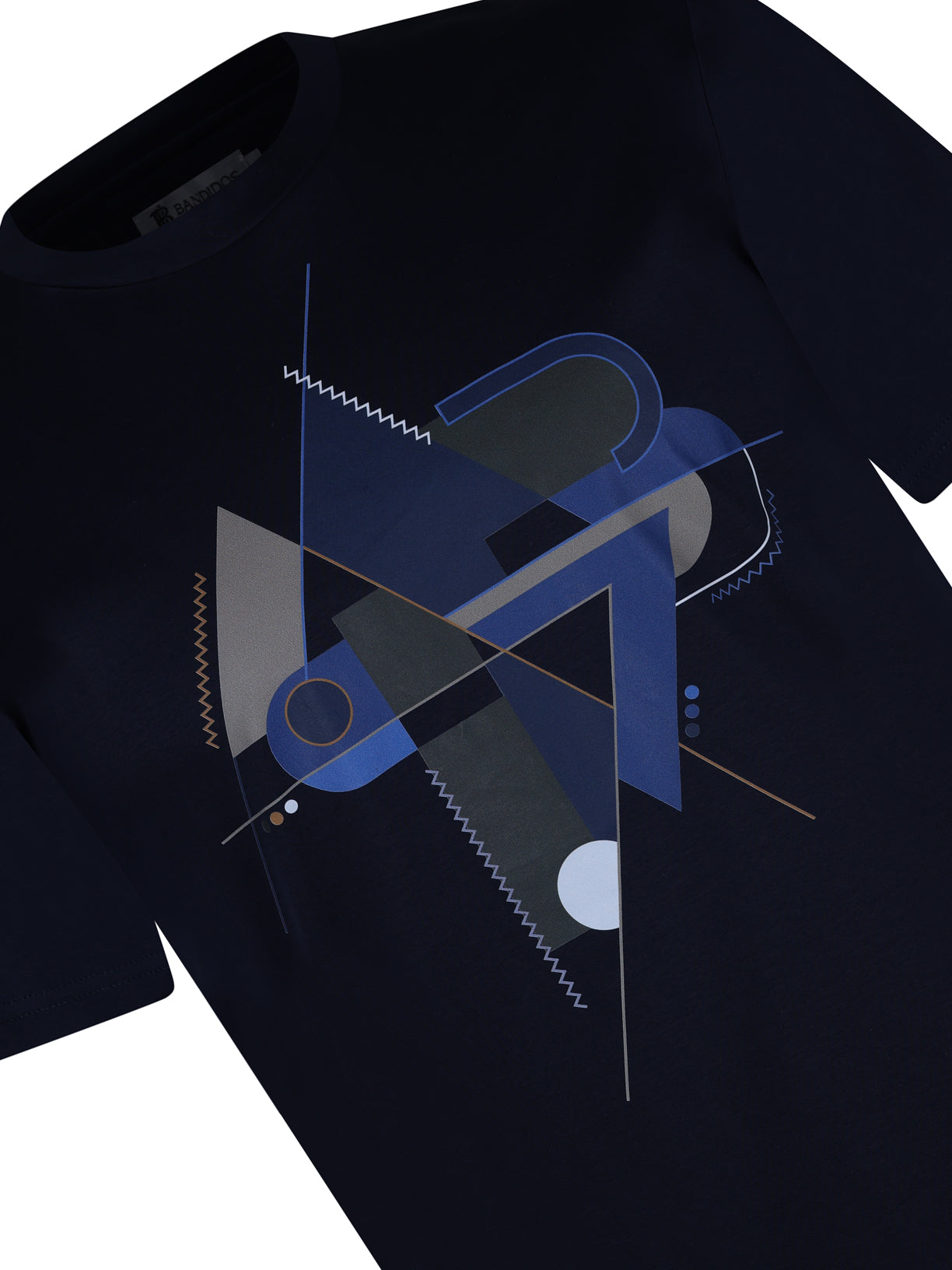 Load image into Gallery viewer, Moda Bandidos Cubism Tee Navy
