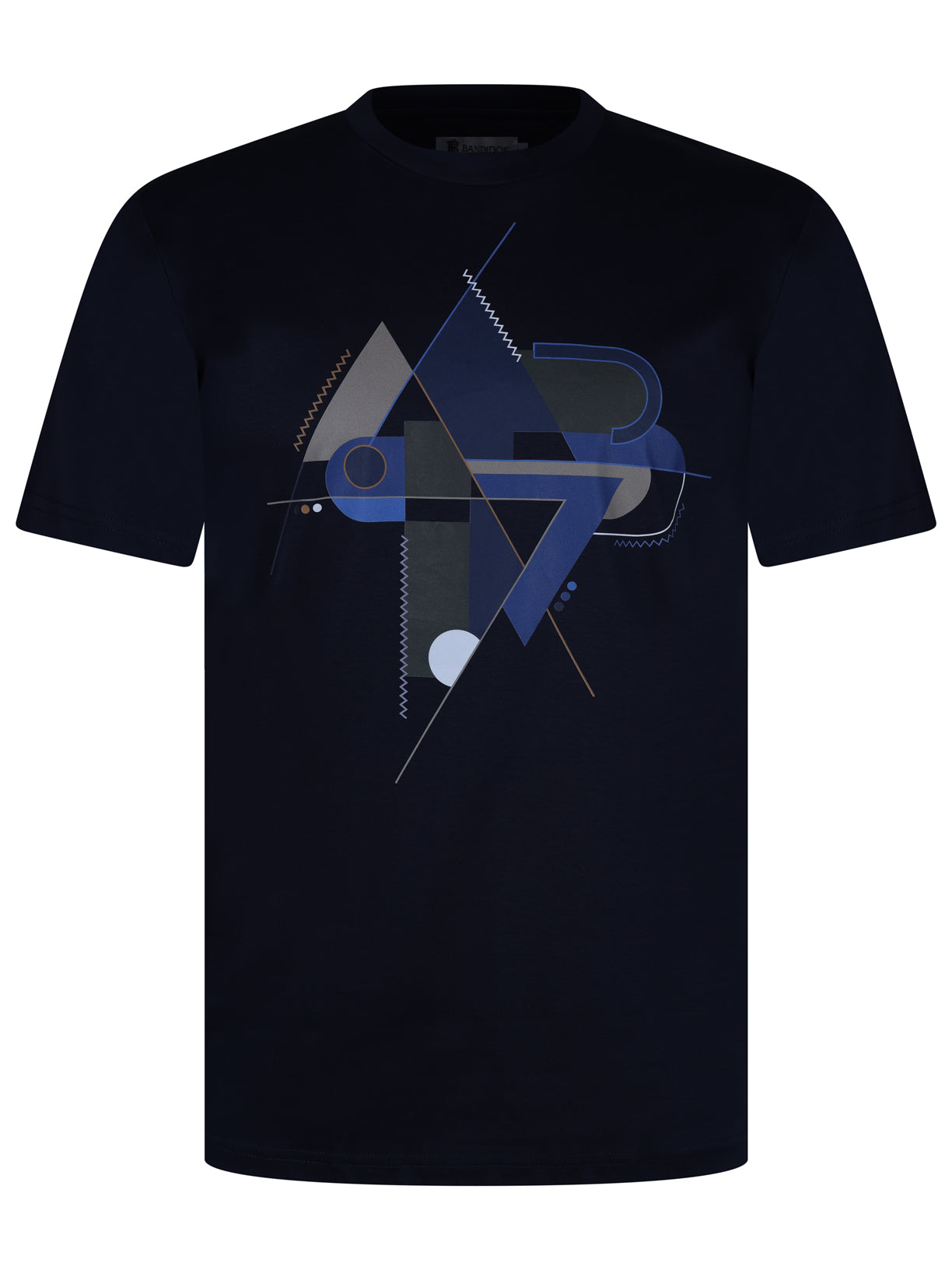 Load image into Gallery viewer, Moda Bandidos Cubism Tee Navy
