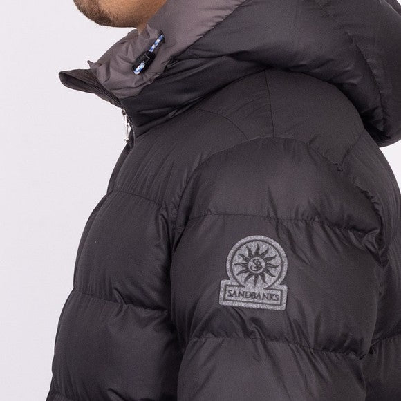 Load image into Gallery viewer, Sandbanks Apres Puffer Jacket Black
