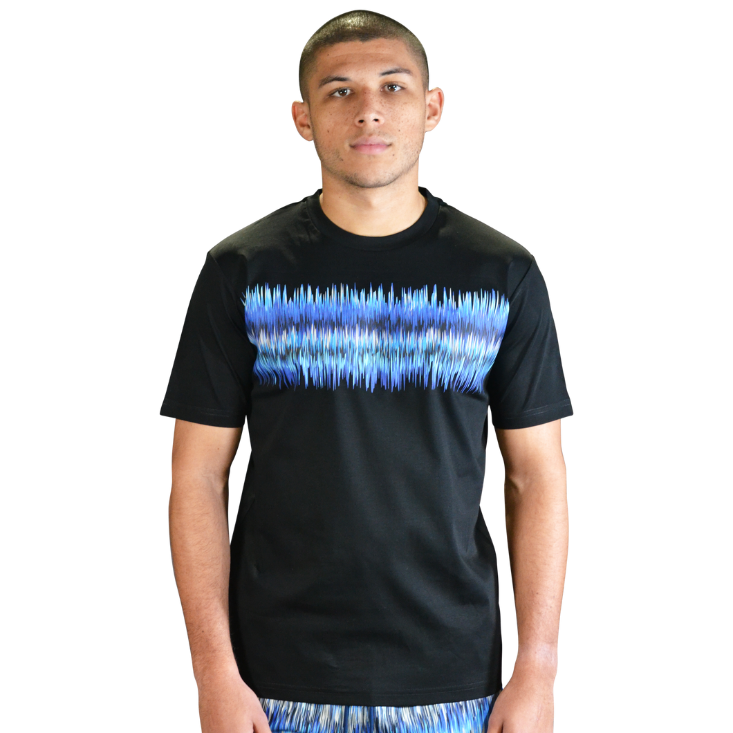 Moda Bandidos Frequency Blue Tee Black