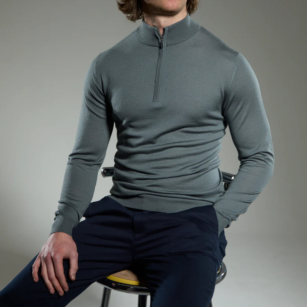 Malenzo Amalfi Sage 1/4 Zip