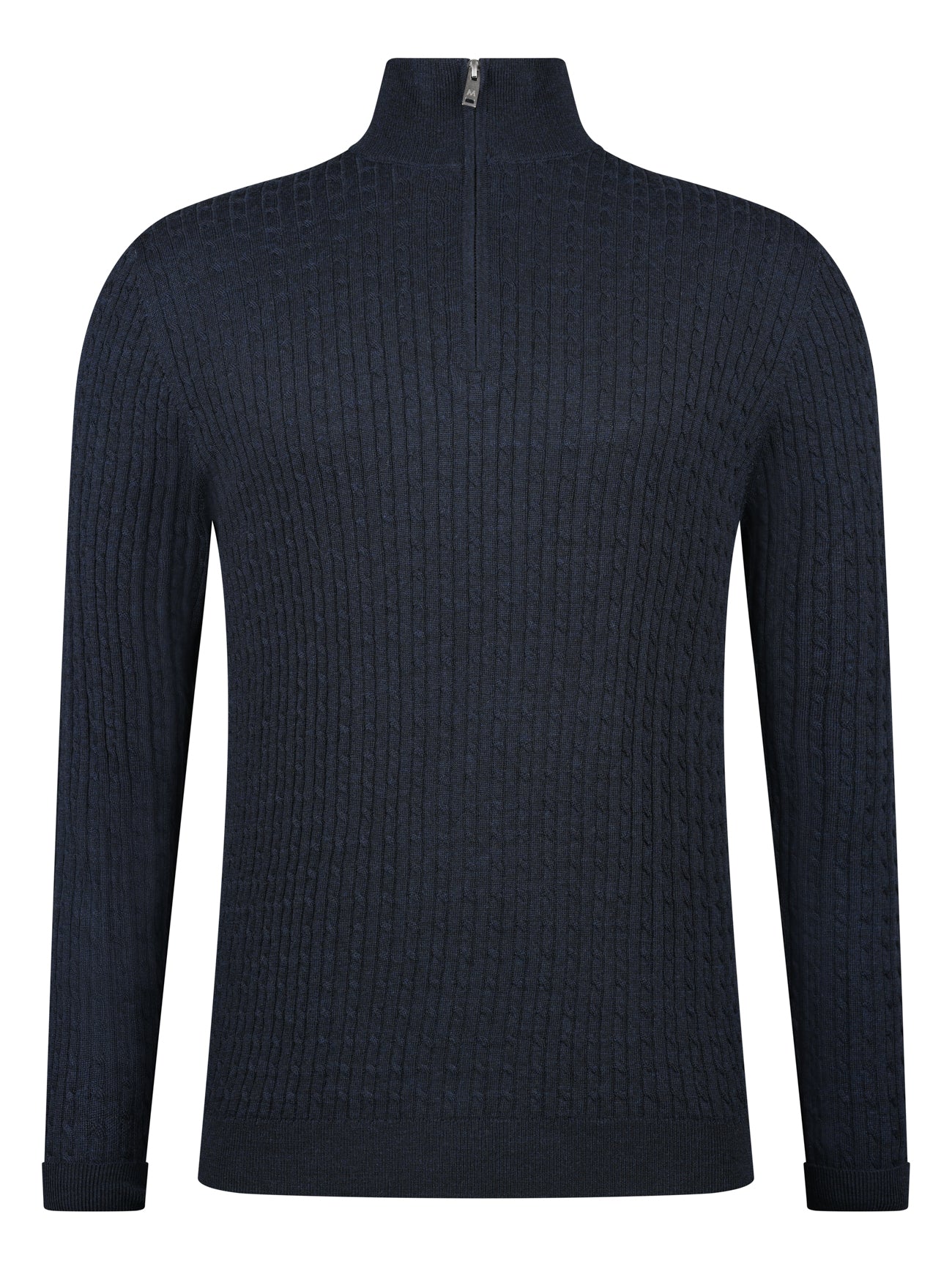 Load image into Gallery viewer, Matinique Cabel Knit Navy
