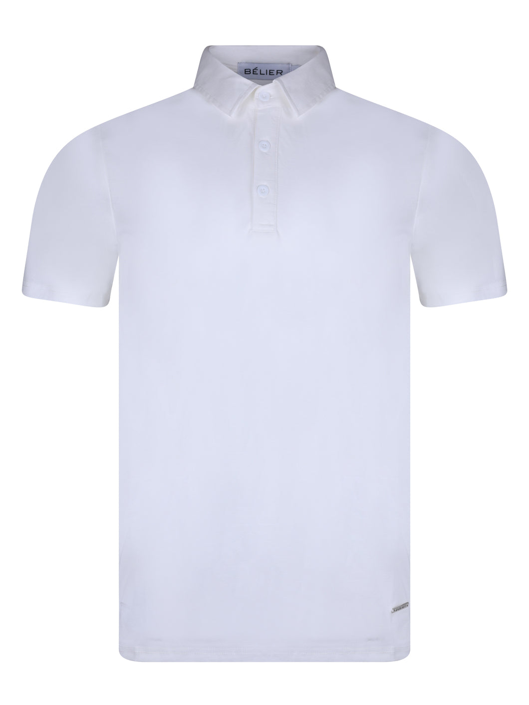 Belier Mercerised Polo White