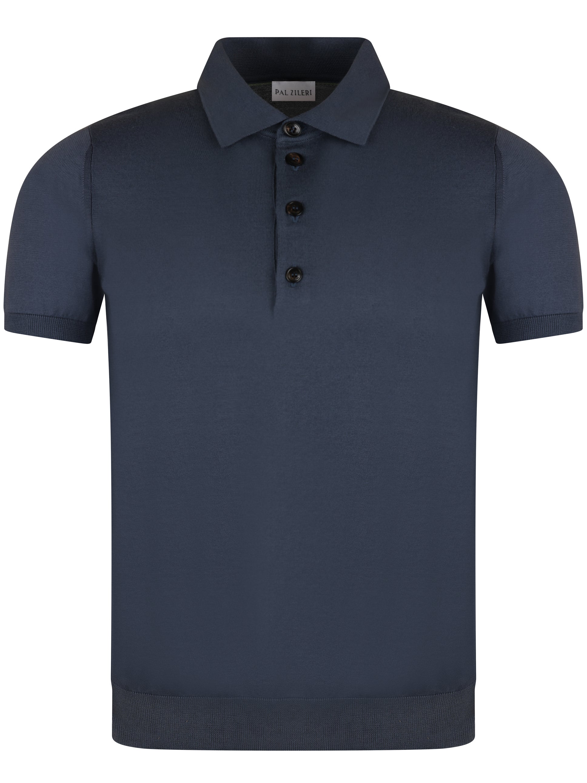 Load image into Gallery viewer, Pal Zileri Knitted Polo Blue
