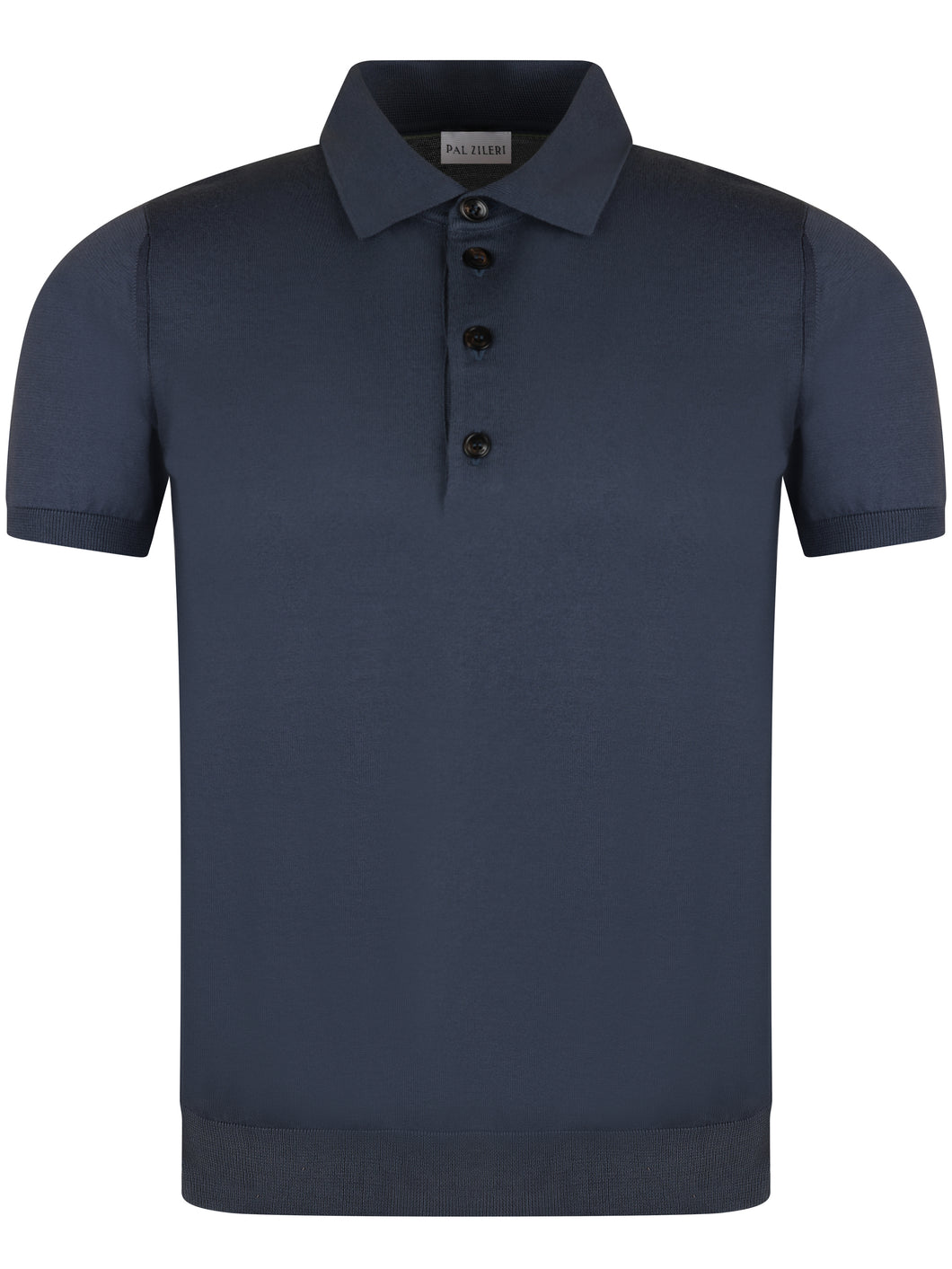 Pal Zileri Knitted Polo Blue