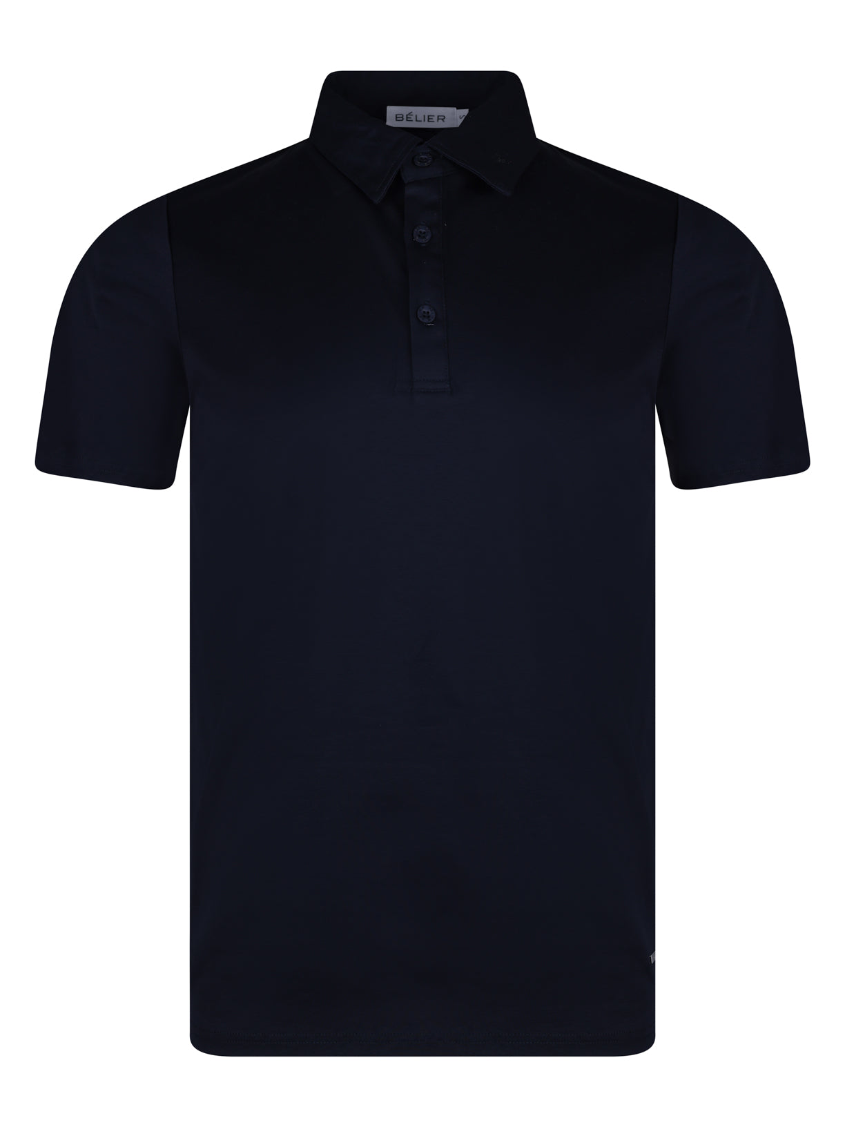 Load image into Gallery viewer, Belier Mercerised Polo Navy
