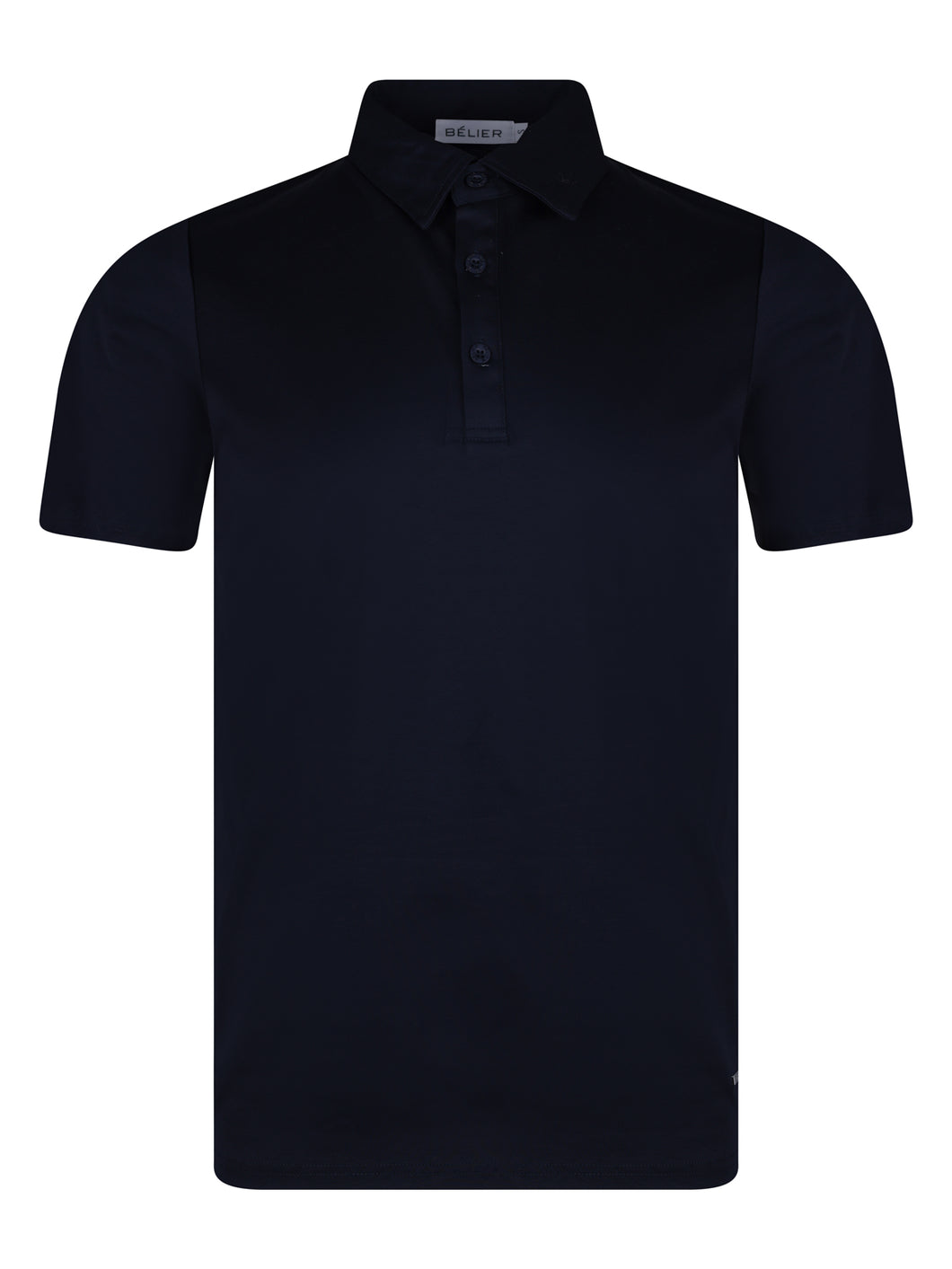 Belier Mercerised Polo Navy