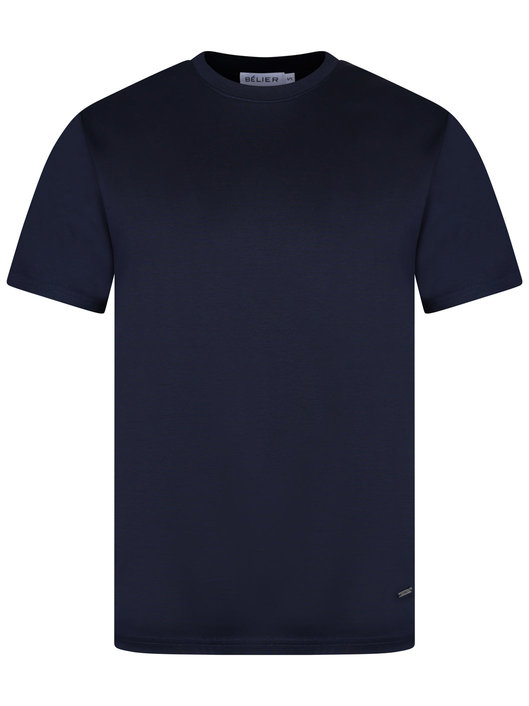 Belier Mercerised Tee Navy