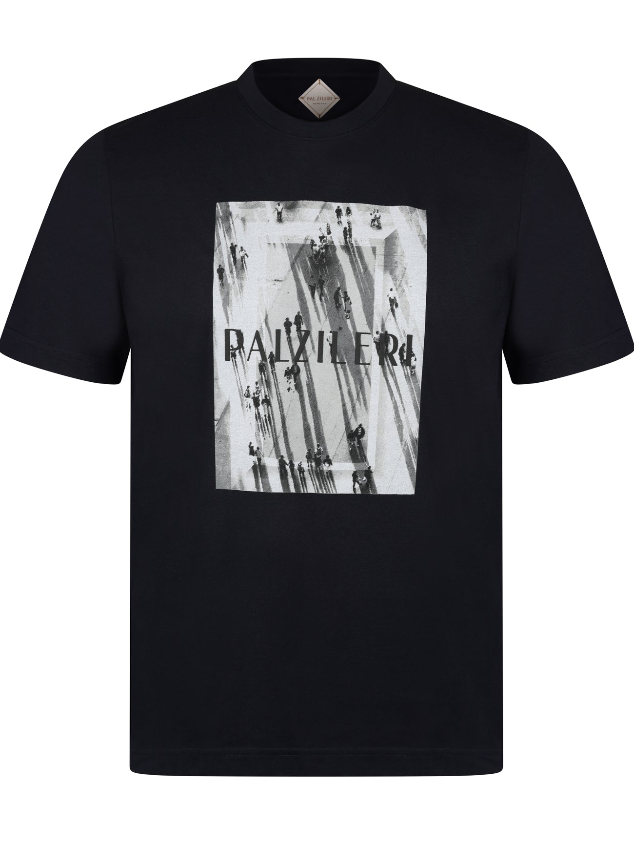 Load image into Gallery viewer, Pal Zileri Print Logo Tee Navy
