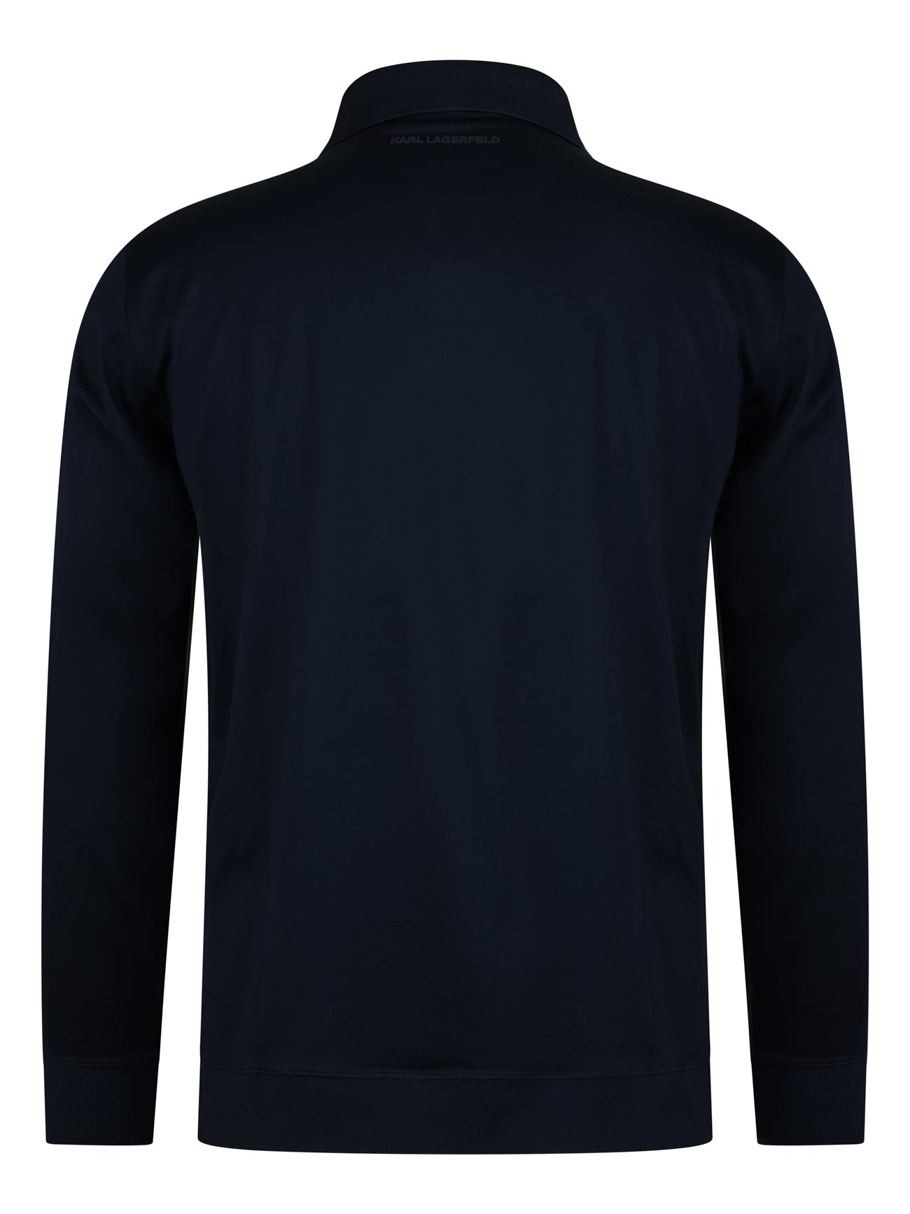 Load image into Gallery viewer, Lagerfeld Rubber Logo Polo Navy
