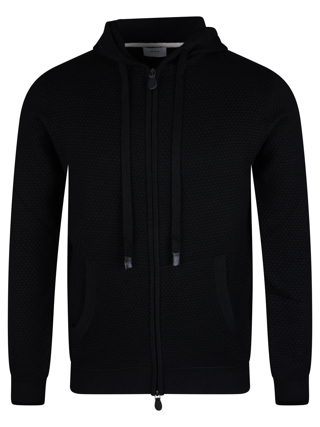 Sseinse Circle Woven Hoody Black