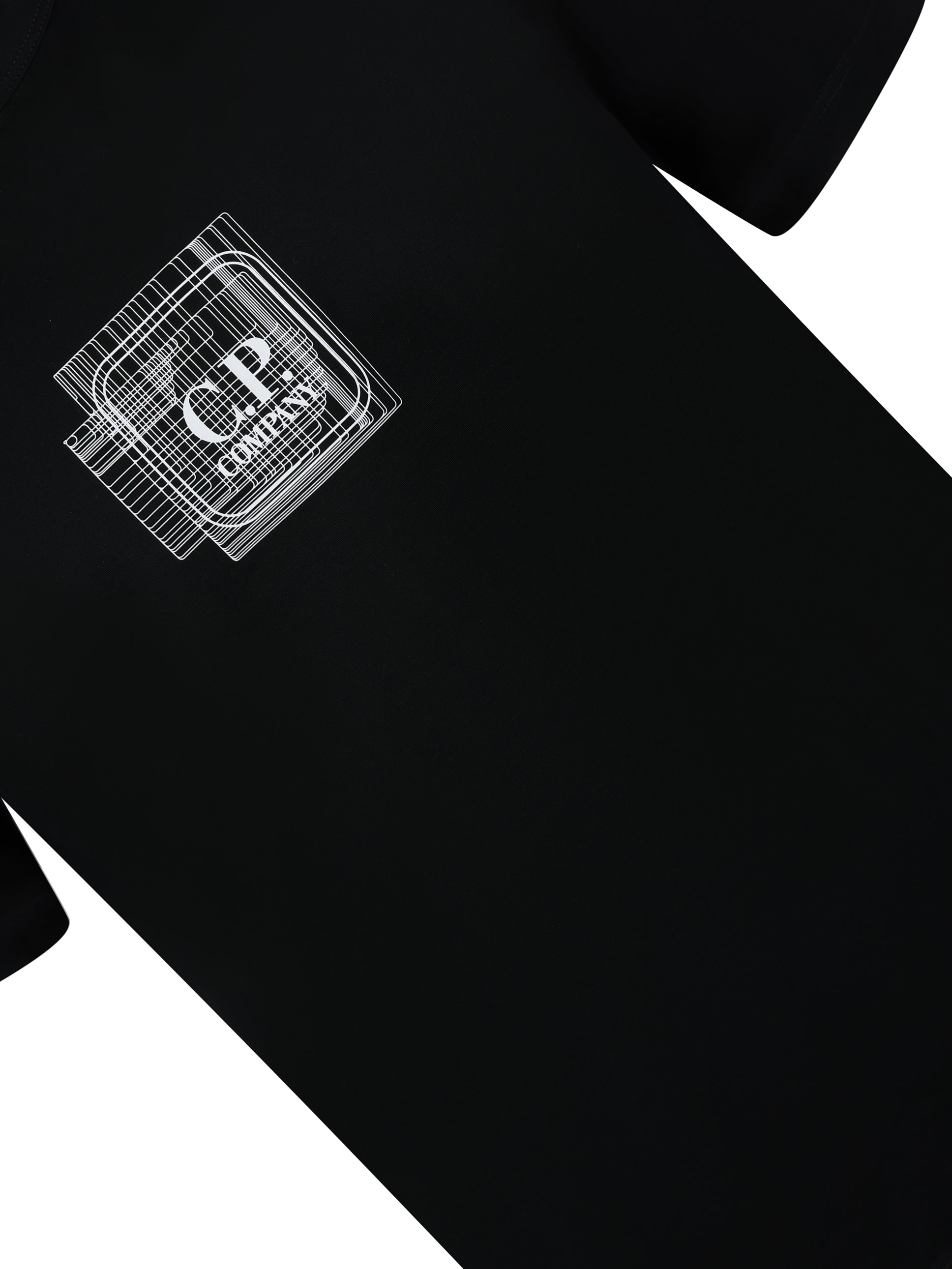 Load image into Gallery viewer, CP Company Graphic Tee Black
