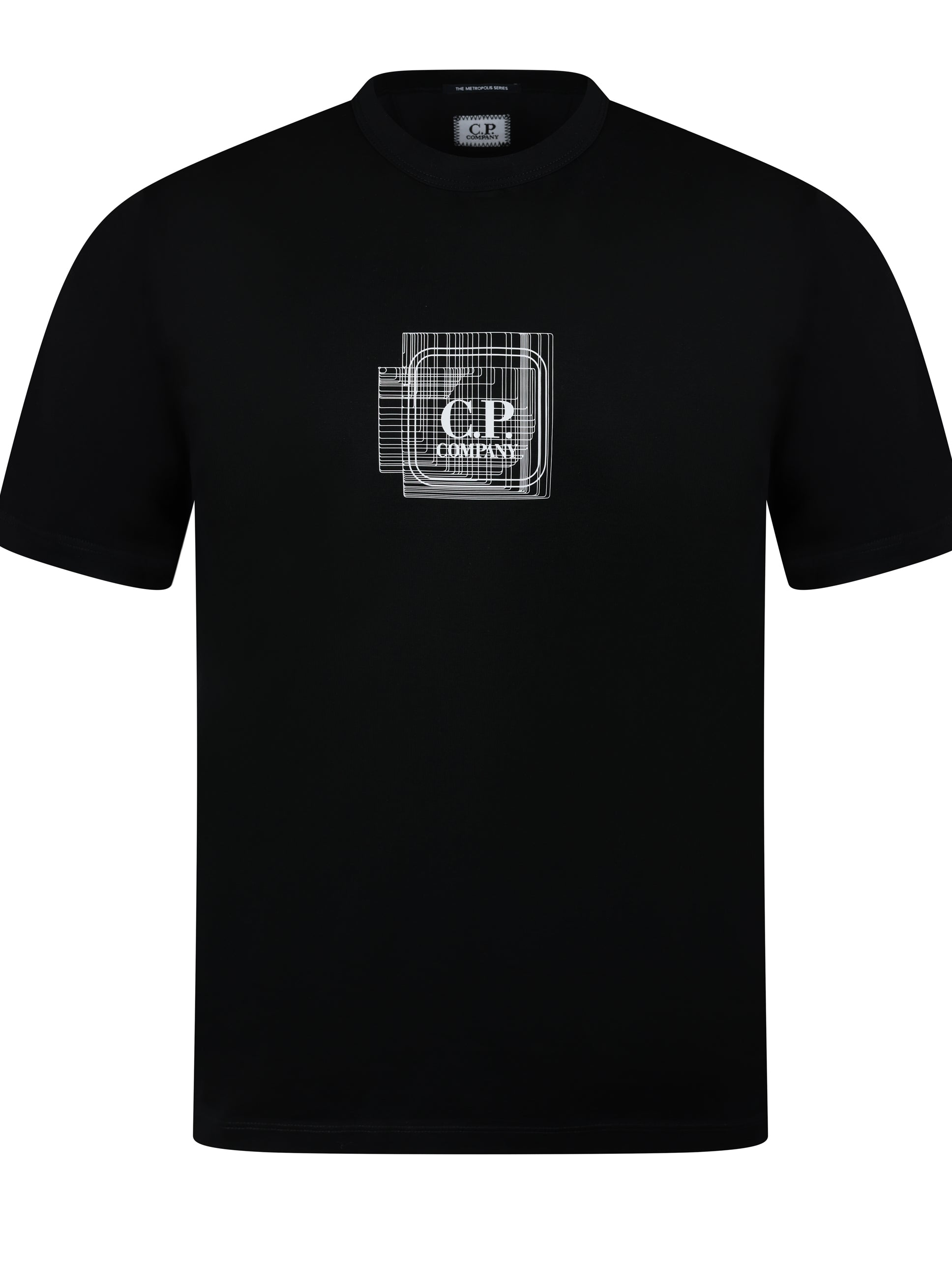 Load image into Gallery viewer, CP Company Graphic Tee Black
