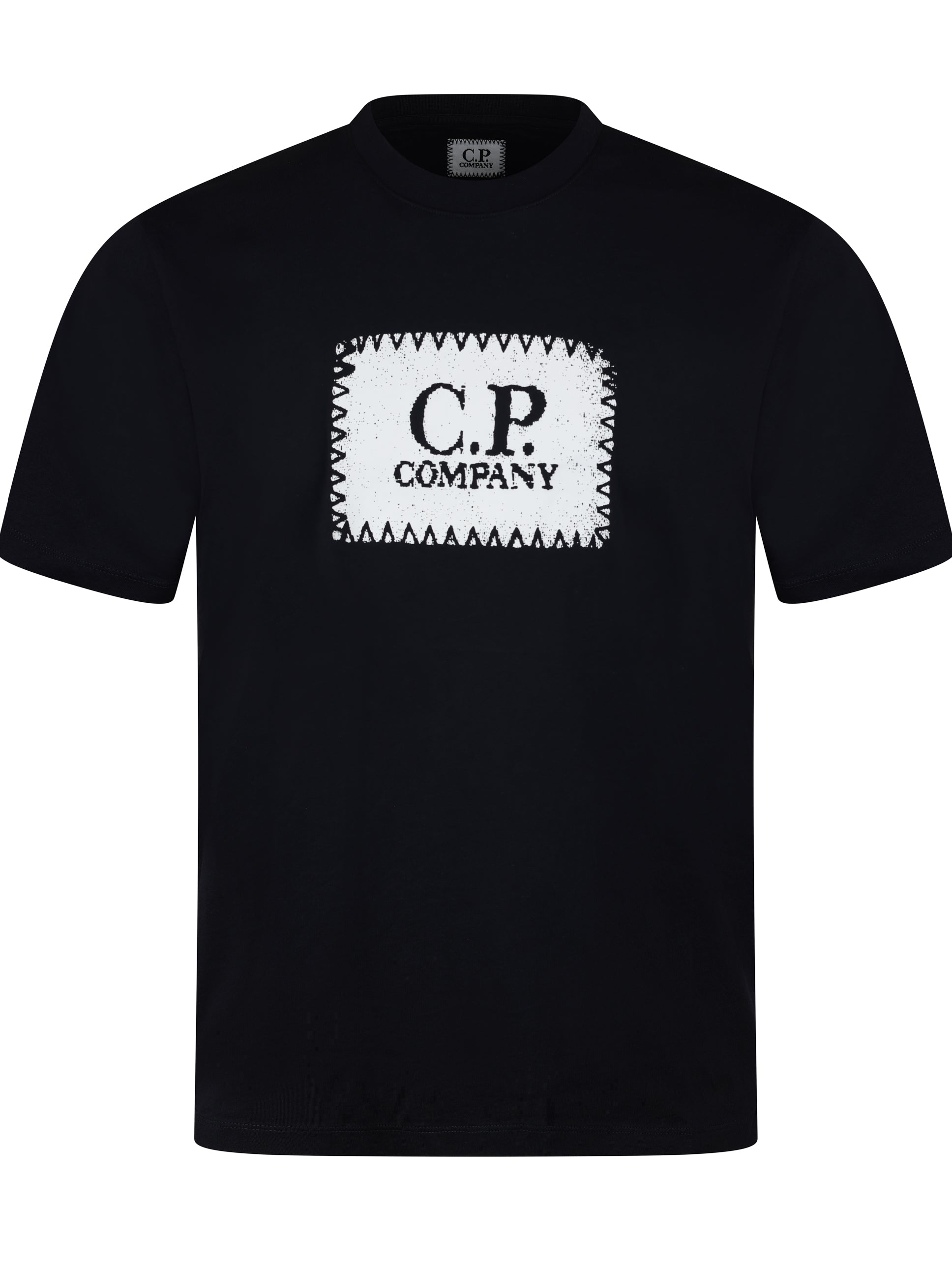 Load image into Gallery viewer, CP Company Patch Logo Tee Navy
