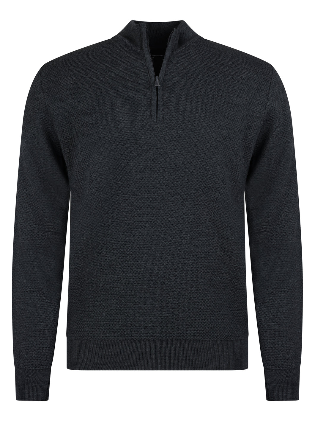 Remus 1/4 Zip Micro Knit Grey