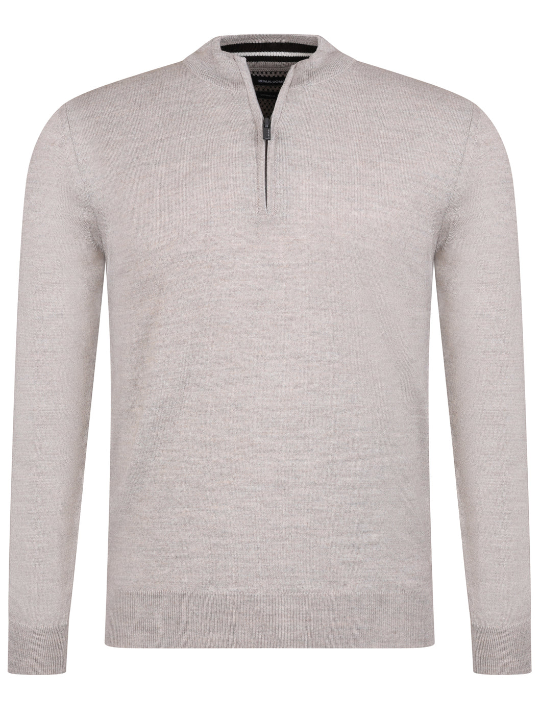 Remus 1/4 Zip Knit Beige