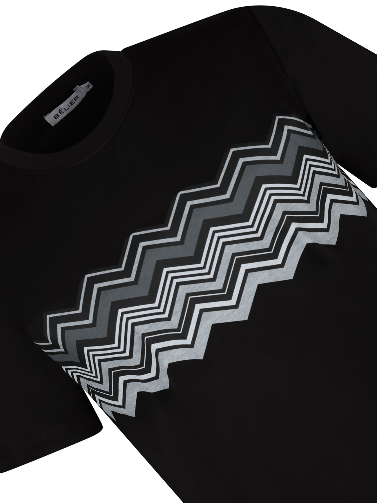 Load image into Gallery viewer, Belier Zag Tee Black
