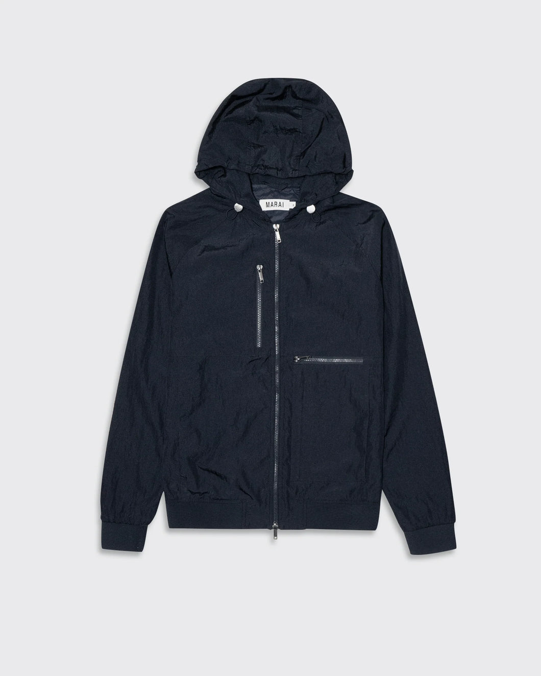 Marai Crinkle Nylon Jacket Navy