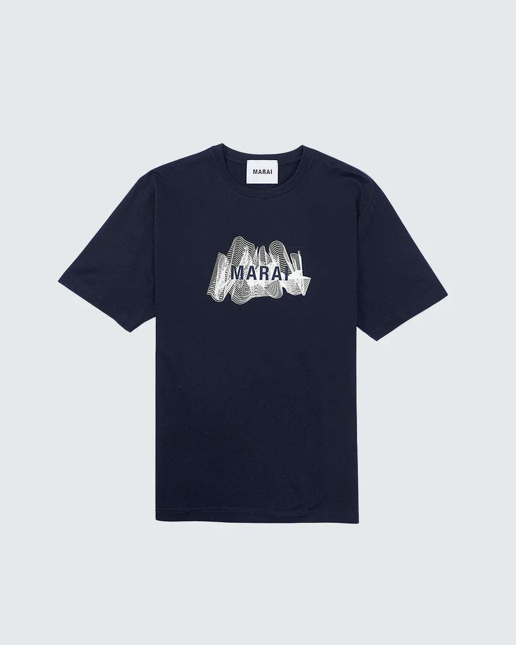 Marai Ripple Tee Navy