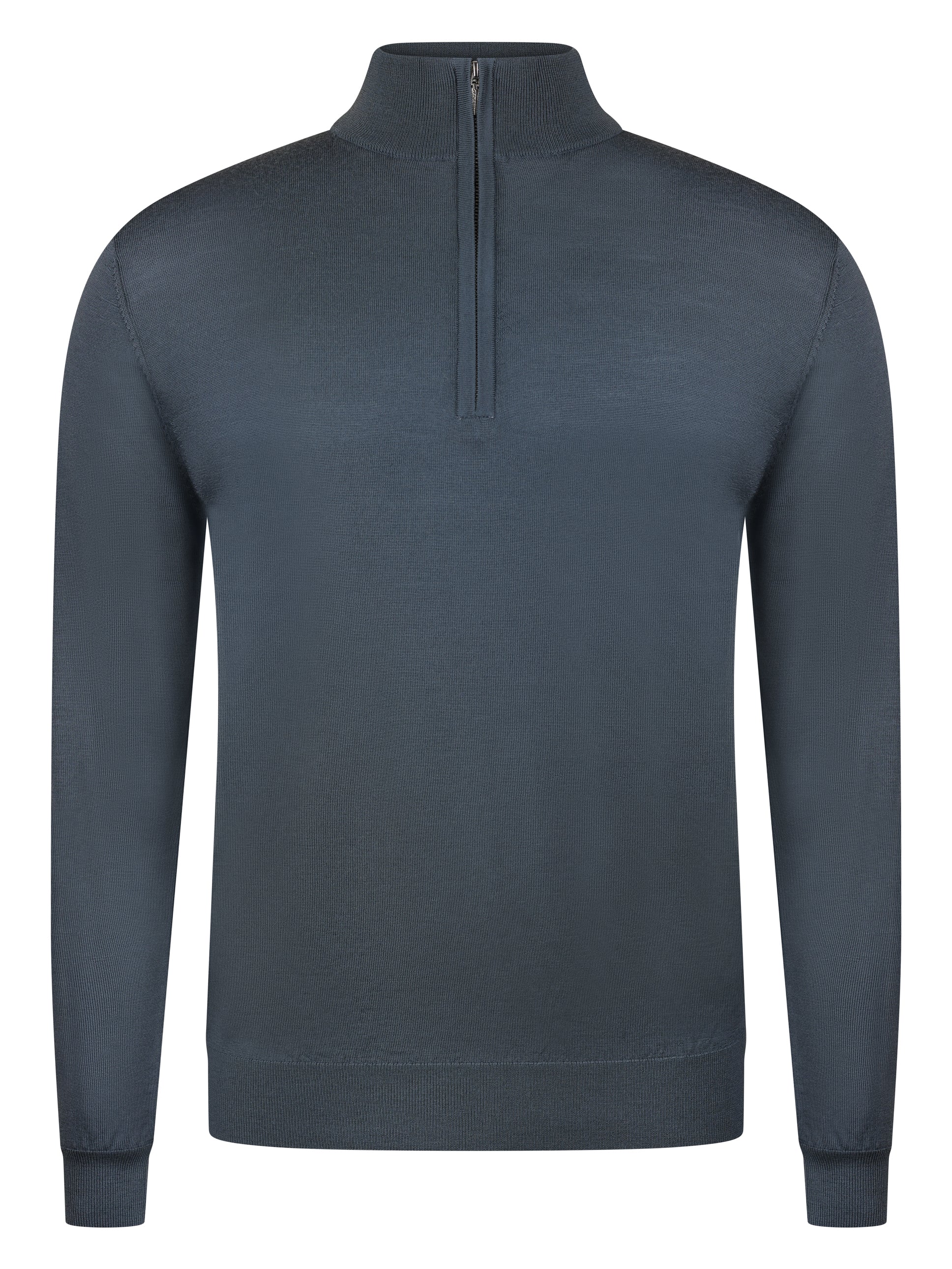 Load image into Gallery viewer, Malenzo Amalfi Steel Blue 1/4 Zip
